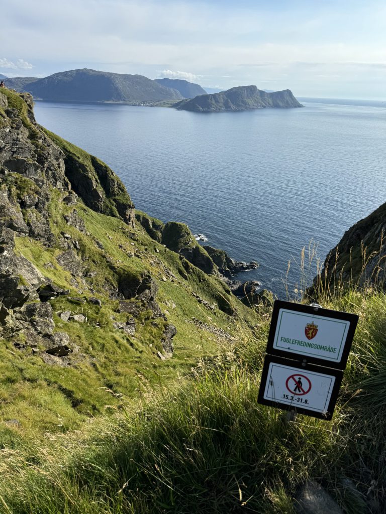 Ladera de los acantilados de Runde, zona protegida para las aves